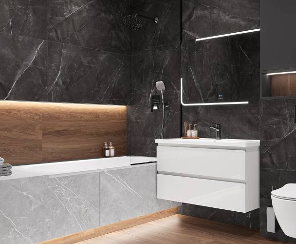 Timeless Grafite Керамогранит графит LP6012G0031R 59,5х119,1 матовый карвинг