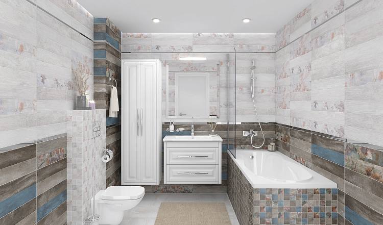 Country Плитка настенная светлый 60122 20х60