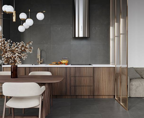 Evolution Gris Керамогранит серый SG603820R 59,5х59,5 Матовый Карвинг