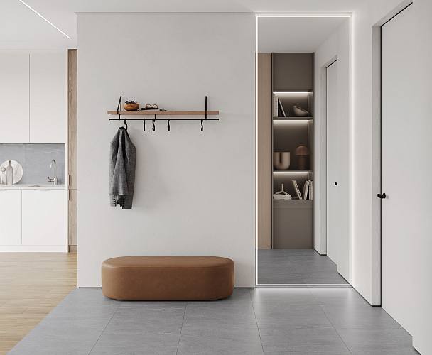 Beton Majestic Graphite Керамогранит графитовый 60х120 Матовый