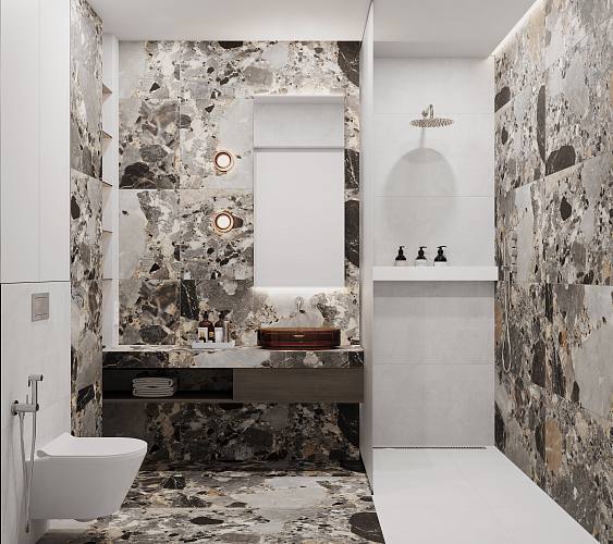 Grappolo Multi Керамогранит серый CR6060G0451R 59,5х59,5 матовый