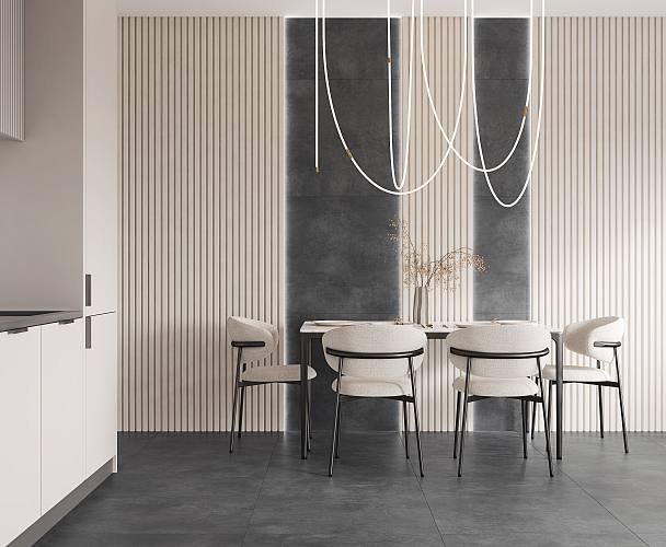 Concrete Courage Graphite Керамогранит графитовый 80х80 Матовый