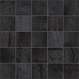 Металлика Декор мозаичный чёрный MM34034 25х25