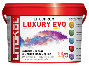 LITOCHROM LUXURY EVO LLE.140  Мокрый асфальт 2kg ведро